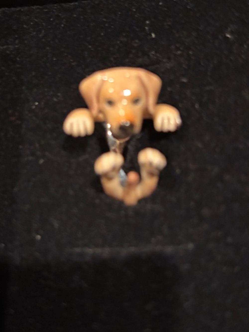 Dog Fever Wrap Ring  - golden retriever